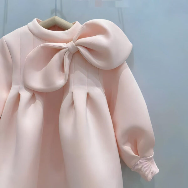 1.remini-enhanced_09b8cfc6-d129-4b9e-9c66-61283e8fcc2c.jpg Pastel Pink Long Sleeve Girls' Dress