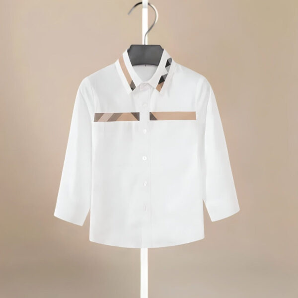 1.remini-enhanced_2f177431-1c76-48dd-b678-8eeae506ca50.jpg Boys' Long Sleeve Cotton Shirt in White