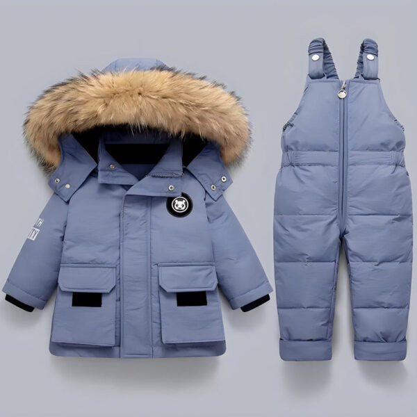 1.remini-enhanced_433f4bd0-7880-4d2d-b315-a35252259be5.jpg Unisex Winter 2-Piece Ski Snowsuit Puffer Jacket and Pants Set