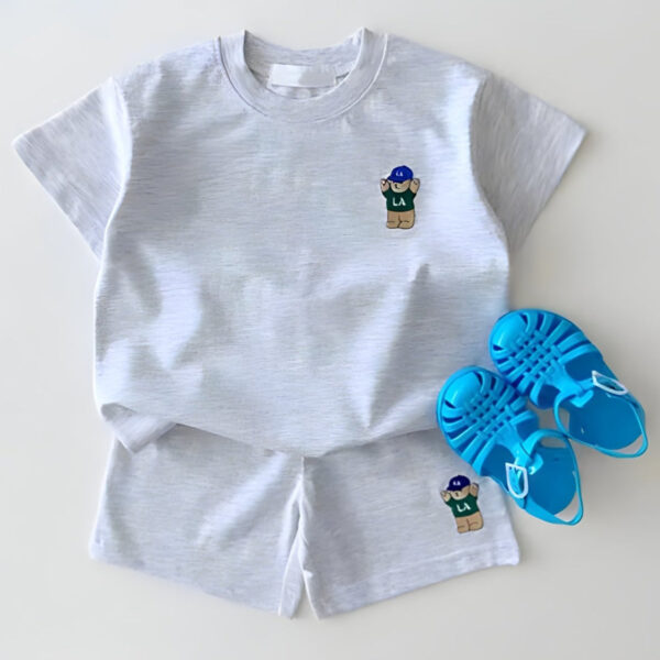 10.remini-enhanced_2ac84ef3-5eb8-4cec-af1c-0b4f4c18083f.jpg LA Bear Shorts & T-Shirt Unisex Matching Set