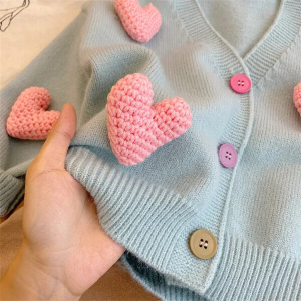 10_8741fd19-4b07-4bfd-864a-a472da5ac188.jpg Knit Cotton Cardigan with Hearts