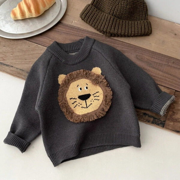 1_216a7fcf-32c7-498e-9a37-c7ac40687e19.jpg Unisex Lion Knit Cotton Sweater