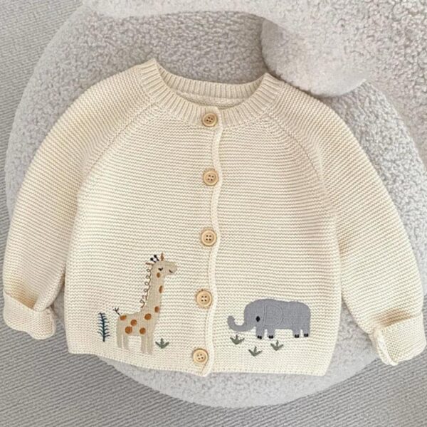 1_894ec401-3583-4888-8a33-75bdf09ba70f.jpg Unisex Baby Embroidered Cotton Cardigan