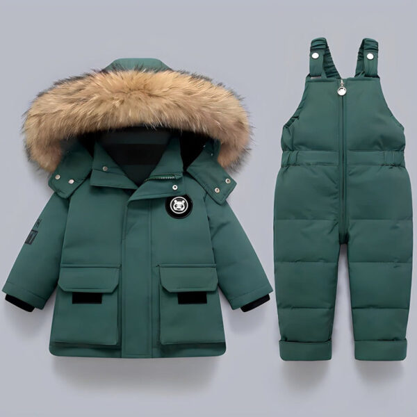 2.remini-enhanced_9f32d7f0-d987-4404-a546-02db027ddfa7.jpg Unisex Winter 2-Piece Ski Snowsuit Puffer Jacket and Pants Set