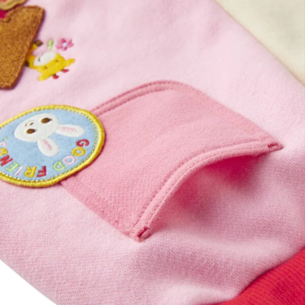 22_1ca89484-ddfd-4e96-b467-5a47ae90a192.jpg Bunny Little Girls' Sweatshirt and Sweatpants Set