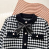 Knit Cotton Girls' Cardigan & Skirt Set