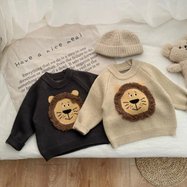 2_1541862d-2a74-4666-8750-8f609a7515d4.jpg Unisex Lion Knit Cotton Sweater