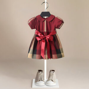 Organic Cotton Red Plaid Dress