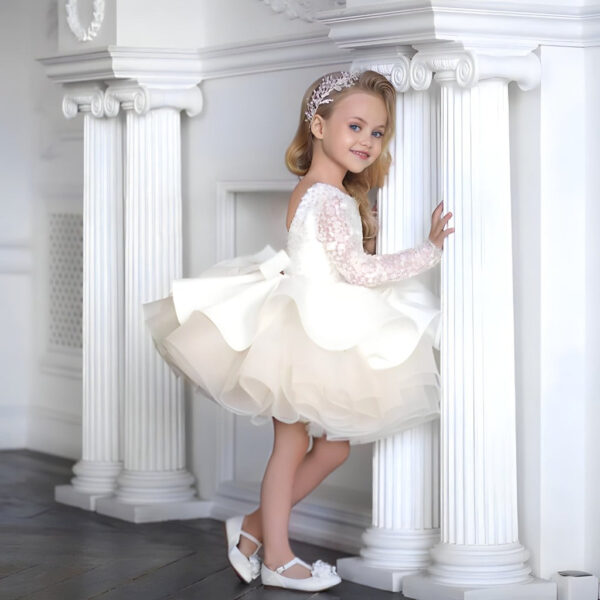 3.remini-enhanced_171c5643-2850-462b-b3b1-2853d8008182.jpg Flower Girls' Festive Soleil Dress with Glitters