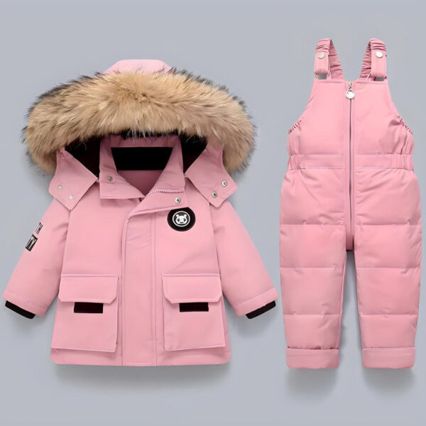 3.remini-enhanced_bfcef5f1-7766-436e-9789-671f71141510.jpg Unisex Winter 2-Piece Ski Snowsuit Puffer Jacket and Pants Set