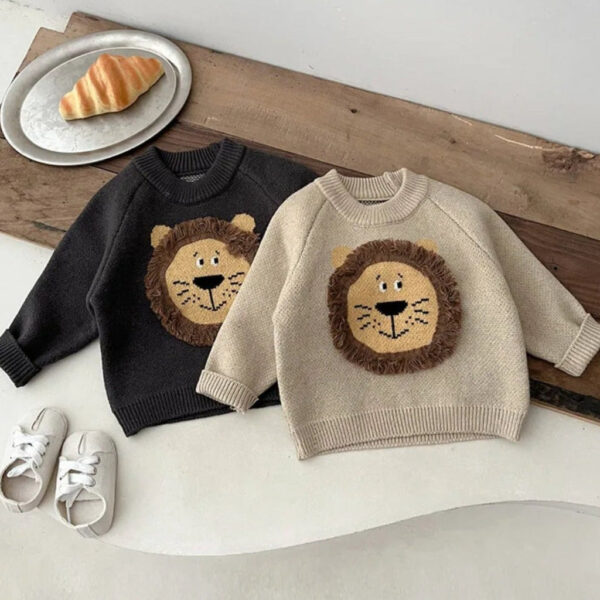 3_1c7afe3c-a570-4480-8c54-ec3a814f96c2.jpg Unisex Lion Knit Cotton Sweater