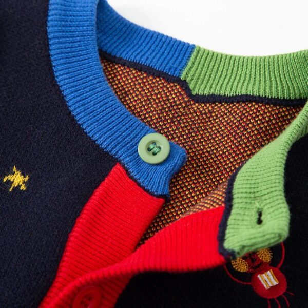3_760e5126-b0d4-4821-80cb-827909c6647e.jpg Spaceship Unisex Knit Cardigan