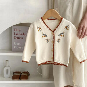 Retro Harmony Girls' Cardigan