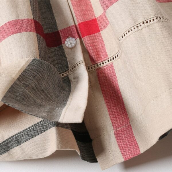 47da5526.jpg Beige Plaid NYC Dress