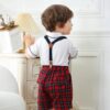 Boys' Set with Suspenders and Bow Tie
