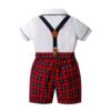 Boys' Set with Suspenders and Bow Tie