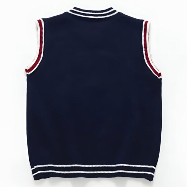 7.remini-enhanced_355730d4-5b29-4fae-ad26-d2ee7a38dafd.jpg Bear Knit Cotton Sleeveless Pullover in Navy Blue