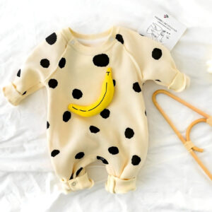 Unisex Baby Banana Romper