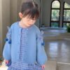 Baby Blue Cardigan and Dress Set