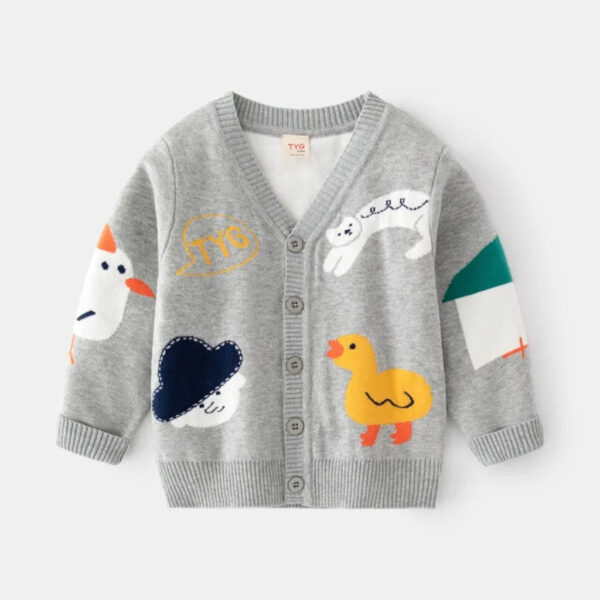 8_323435cc-183d-425c-b02a-d0cc97ca0e4d.jpg Playful Farm Animal Knit Boys' Cardigan