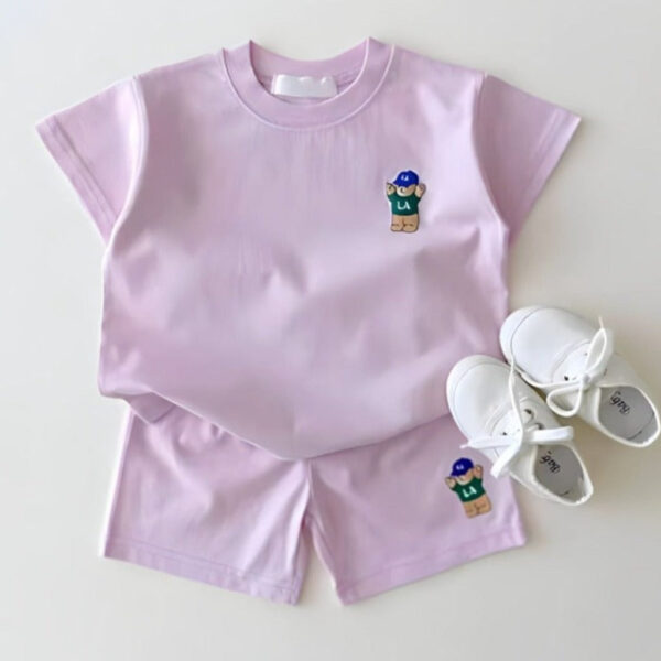 9.remini-enhanced_3bd2da22-6ea4-4cbc-adab-aa87faab8303.jpg LA Bear Shorts & T-Shirt Unisex Matching Set