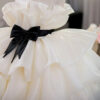Champagne White Sleeveless Flower Girl Dress