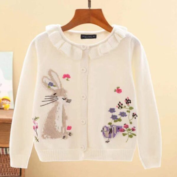 EASTERJACKET_2.jpg Knit Girls' Bunny Cardigan