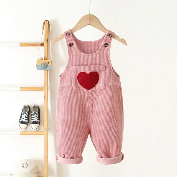 HEART_11.jpg Heart Corduroy Unisex Jumpsuit