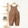 Heart Corduroy Unisex Jumpsuit