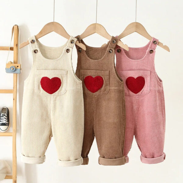 HEART_14.jpg Heart Corduroy Unisex Jumpsuit