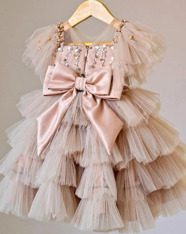 S26eb451e6609454680b3026b958d2174M.jpg Sequin Princess Cake Dress in Beige Pink
