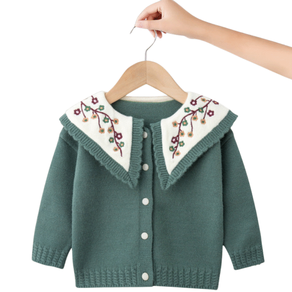 Untitleddesign.png Floral Knitted Cardigan