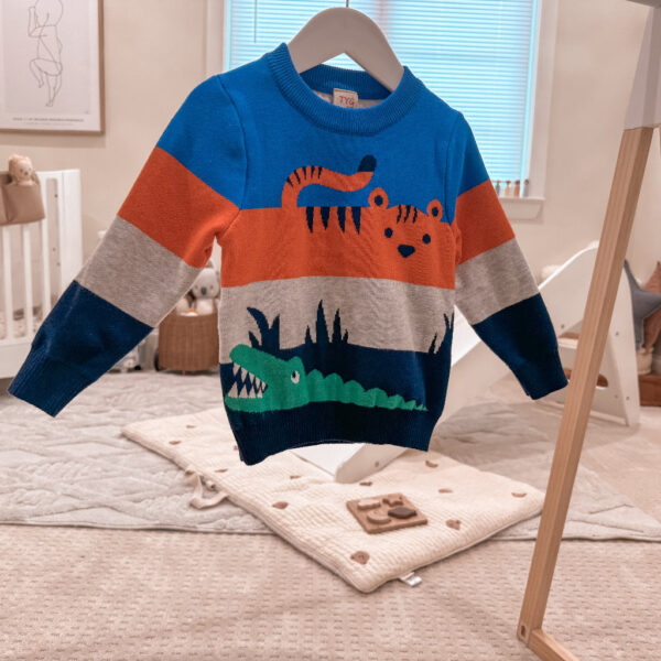 animals_3.jpg Animal Knit Boys' Sweater