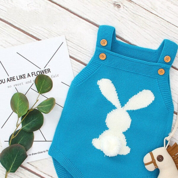 Knit Baby and Toddler Rabbit Bodysuit
