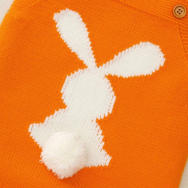 Knit Baby and Toddler Rabbit Bodysuit