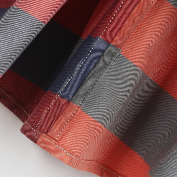 dress10_4.jpg Wes Plaid Vintage Retro Style Cotton Dress