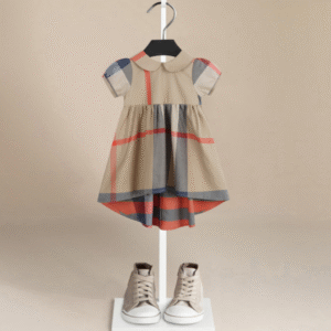 Wes Plaid Vintage Retro Style Cotton Dress