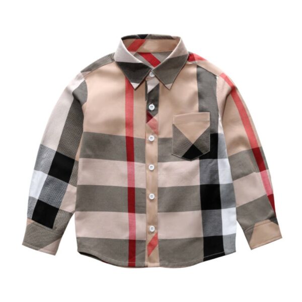 eb015a50.jpg Classic Plaid Special Occasion Boys' Shirt