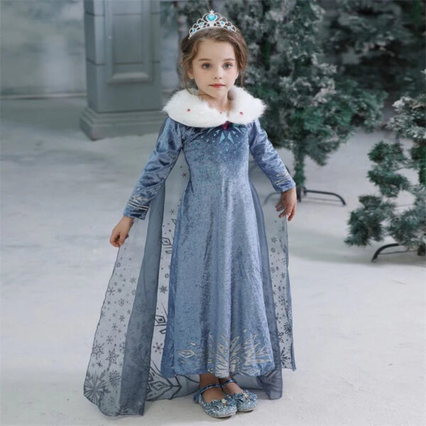 elsadress_7.jpg Frozen Elsa Premium Quality Girls' Dress