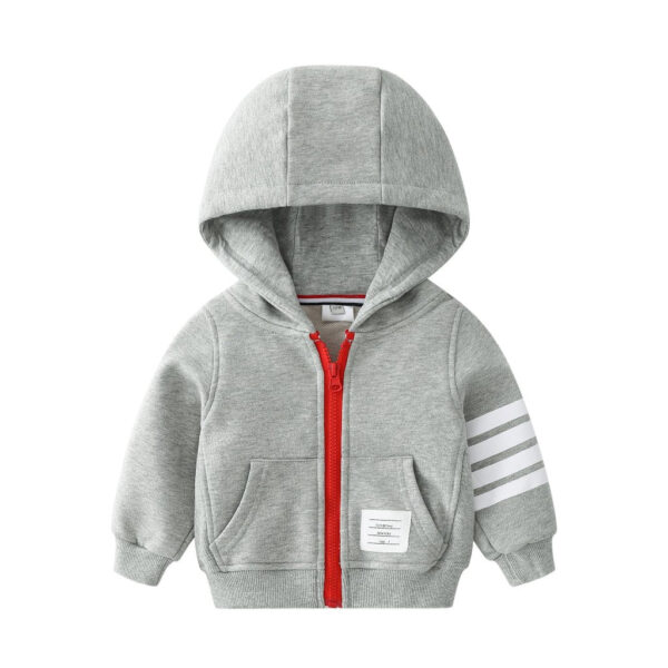 grayzip_2.jpg Little Boys 2-Pc. Brooklyn Full-Zip Hoodie & Joggers Set