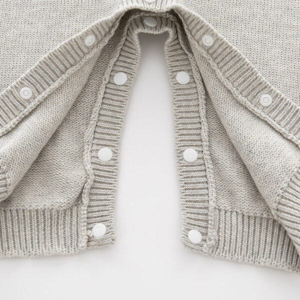 Knit Heart Baby and Toddler Romper