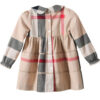 Beige Dreamer Girls' Dress