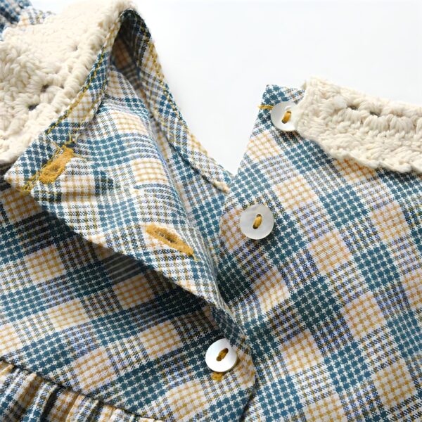 image.remini-enhanced_2_8146baf7-9329-4085-8156-33b4fbb08625.jpg Vintage Casual Girls' Plaid Dress