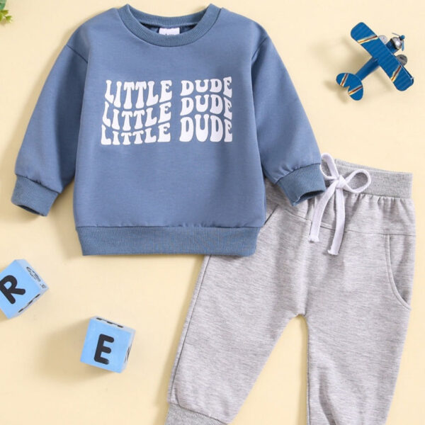 littledudeset_1.jpg Little Dude Baby and Toddler 2-Piece Set