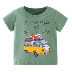 Camp Boys' Cotton Top in Green