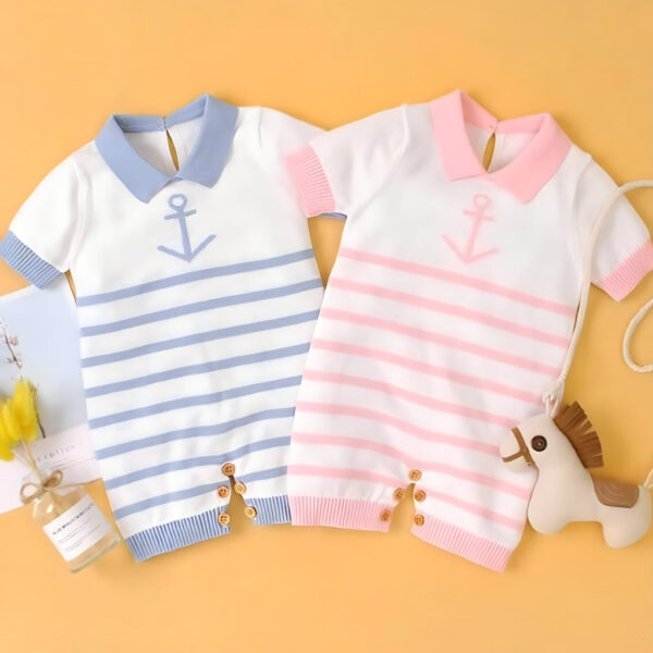 romper_17.jpg Unisex Sailor Marine Baby Romper