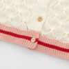 Knit Cotton Toddler Cardigan & Skirt Set