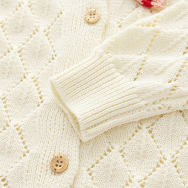 schoolgirlset_8.jpg Knit Cotton Toddler Cardigan & Skirt Set